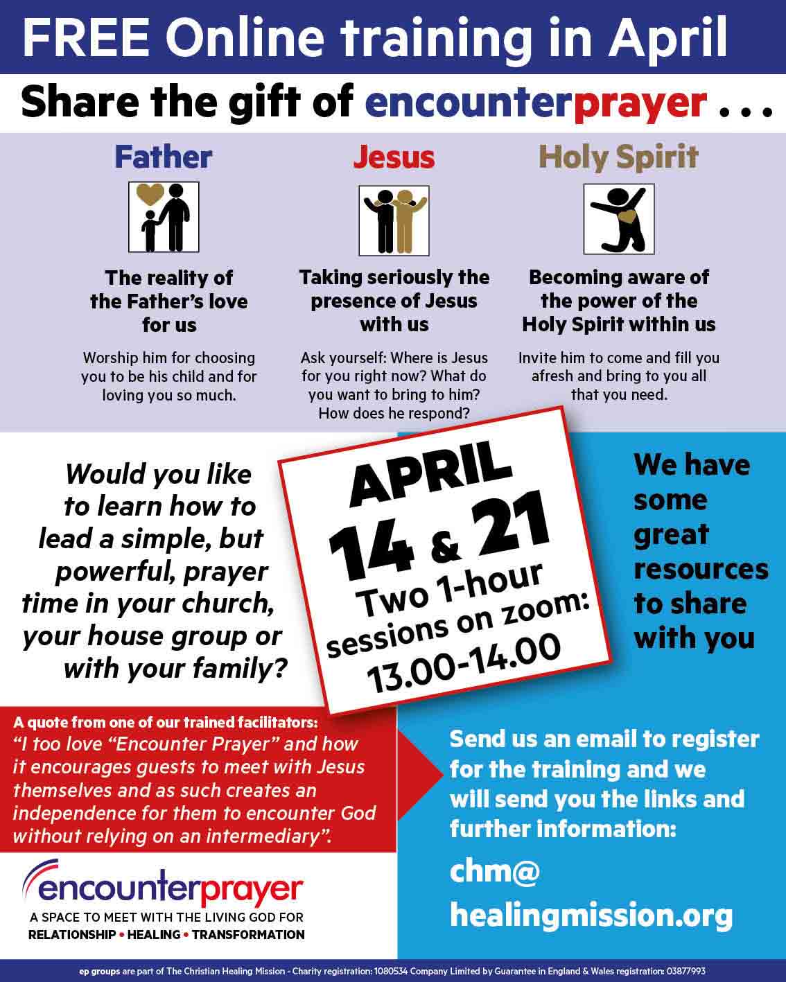 poster for online training